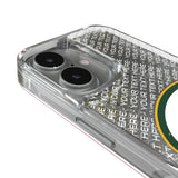 Green Bay Packers Personalized EndZone Plus Glitter Phone Case for Apple iPhone