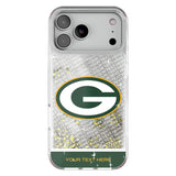 Green Bay Packers Personalized EndZone Plus Glitter Phone Case for Apple iPhone