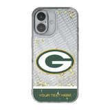 Green Bay Packers Personalized EndZone Plus Glitter Phone Case for Apple iPhone