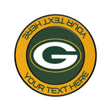 Green Bay Packers Personalized Endzone Solid PopSockets Magnetic Phone Grip and Stand