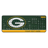 Green Bay Packers Personalized Endzone Solid Wireless USB Keyboard