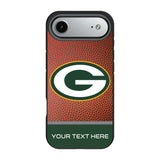 Green Bay Packers Personalized Football Bump Phone Case for Apple iPhone 17 Series