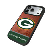 Green Bay Packers Personalized Football Bump Phone Case for Apple iPhone