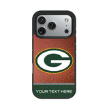 Green Bay Packers Personalized Football Bump Phone Case for Apple iPhone