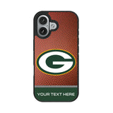 Green Bay Packers Personalized Football Bump Phone Case for Apple iPhone 17 Series