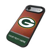 Green Bay Packers Personalized Football Bump Phone Case for Apple iPhone