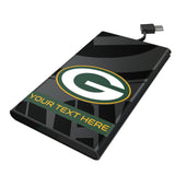 Green Bay Packers Personalized Tilt 5000mAh Flat Powerbank