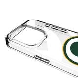 Green Bay Packers Personalized Tilt Clear Phone Case for Apple iPhone