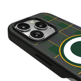 Green Bay Packers Plaid MagSafe Compatible Phone Case for Apple iPhone