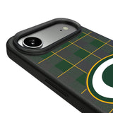 Green Bay Packers Plaid MagSafe Compatible Phone Case for Apple iPhone