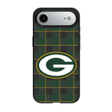 Green Bay Packers Plaid MagSafe Compatible Phone Case for Apple iPhone