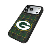 Green Bay Packers Plaid MagSafe Compatible Phone Case for Apple iPhone