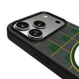 Green Bay Packers Plaid MagSafe Compatible Phone Case for Apple iPhone