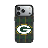 Green Bay Packers Plaid MagSafe Compatible Phone Case for Apple iPhone