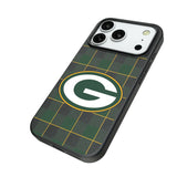 Green Bay Packers Plaid MagSafe Compatible Phone Case for Apple iPhone