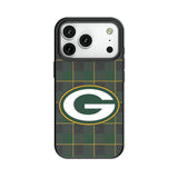 Green Bay Packers Plaid MagSafe Compatible Phone Case for Apple iPhone