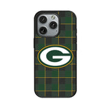 Green Bay Packers Plaid MagSafe Compatible Phone Case for Apple iPhone