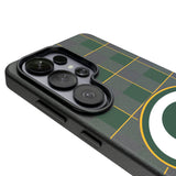 Green Bay Packers Plaid MagSafe Compatible Phone Case for Samsung Galaxy 26 Series