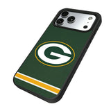 Green Bay Packers Stripe Bump Phone Case for Apple iPhone