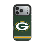 Green Bay Packers Stripe Bump Phone Case for Apple iPhone