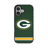 Green Bay Packers Stripe Bump Phone Case for Apple iPhone