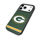 Green Bay Packers Stripe Bump Phone Case for Apple iPhone
