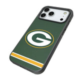 Green Bay Packers Stripe Bump Phone Case for Apple iPhone