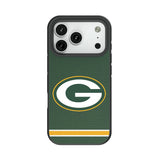 Green Bay Packers Stripe Bump Phone Case for Apple iPhone