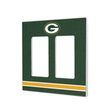 Green Bay Packers Stripe Hidden-Screw Light Switch Plate