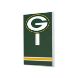 Green Bay Packers Stripe Hidden-Screw Light Switch Plate