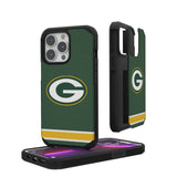 Green Bay Packers Stripe Rugged Phone Case for Apple iPhone