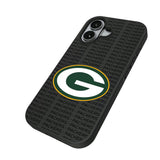 Green Bay Packers Text Backdrop Bump Phone Case for Apple iPhone