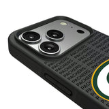 Green Bay Packers Text Backdrop Bump Phone Case for Apple iPhone