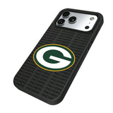 Green Bay Packers Text Backdrop Bump Phone Case for Apple iPhone