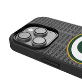 Green Bay Packers Text Backdrop Bump Phone Case for Apple iPhone
