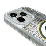 Green Bay Packers Text Backdrop Glitter Phone Case for Apple iPhone