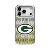 Green Bay Packers Text Backdrop Glitter Phone Case for Apple iPhone
