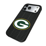 Green Bay Packers Text Backdrop MagSafe Compatible Phone Case for Apple iPhone