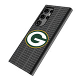 Green Bay Packers Text Backdrop MagSafe Compatible Phone Case for Samsung Galaxy