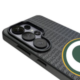 Green Bay Packers Text Backdrop MagSafe Compatible Phone Case for Samsung Galaxy