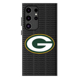 Green Bay Packers Text Backdrop MagSafe Compatible Phone Case for Samsung Galaxy