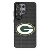 Green Bay Packers Text Backdrop MagSafe Compatible Phone Case for Samsung Galaxy