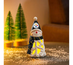 Pittsburgh Steelers Statue 8 Inch LED Snowman