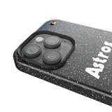 Houston Astros 1975-1981 - Cooperstown Collection Linen Black Bling Phone Case for Apple iPhone