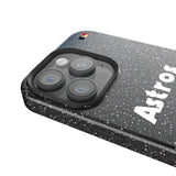 Houston Astros 1975-1981 - Cooperstown Collection Linen Black Bling Phone Case for Apple iPhone