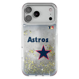 Houston Astros 1975-1981 - Cooperstown Collection Linen Glitter Phone Case for Apple iPhone