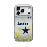 Houston Astros 1975-1981 - Cooperstown Collection Linen Glitter Phone Case for Apple iPhone