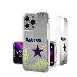Houston Astros 1975-1981 - Cooperstown Collection Linen Glitter Phone Case for Apple iPhone