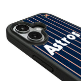 Houston Astros 1975-1981 - Cooperstown Collection Pinstripe Bump Phone Case for Apple iPhone