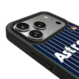 Houston Astros 1975-1981 - Cooperstown Collection Pinstripe Bump Phone Case for Apple iPhone